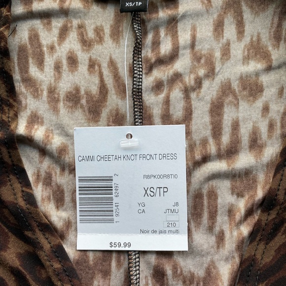 GUESS Cammi cheetah front knot dress - Picture 10 of 10